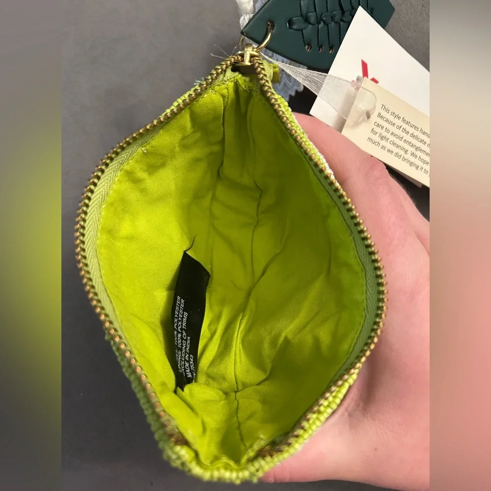 NWT Viral Beaded Lime Slice Coin Purse 🍋‍🟩 - Picture 6 of 6